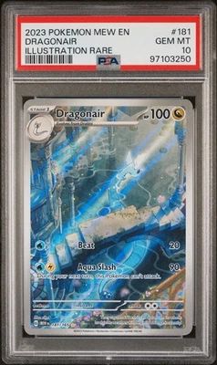✨ PSA 10 | Dragonair IR #181 🌈 Pokémon 151 (2023) | Illustration Rare - Image 1 of 3