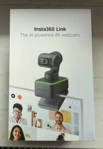 Insta360 Link kamera wideokonferencyjna 3840 x 2160 pikseli uchwyt zaciskowy, mikrofon, - Zdjęcie 1 z 3