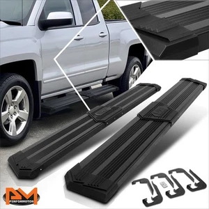 J2 For 07-19 Silverado/Sierra EXT Cab 10" Ridged Step Pad Running Board Black - Picture 1 of 6