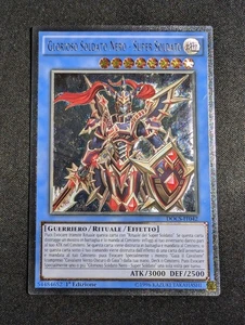Yugioh Italian Black Luster Soldier - Super Soldier DOCS-IT042 1st Ultimate NM - Picture 1 of 2