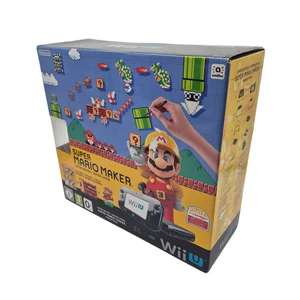 Nintendo Wii U Premium Pack 32GB Super Mario Maker Limited Edition OVP + Amiibo - Bild 1 von 14