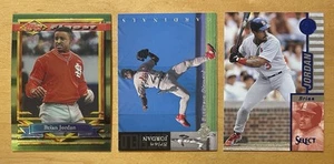Brian Jordan 3 Stück mit feinstem & parallelem Mix Marke St. Louis Cardinal NM-MT - Bild 1 von 2