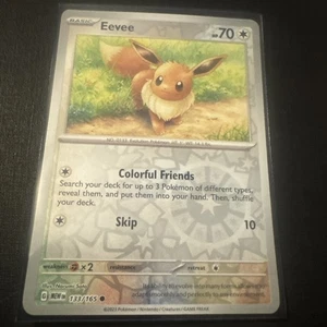 Eevee 133/165 Sv: Scarlet & Violet 151 Reverse Holo - Picture 1 of 1