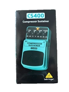 Pedal de efectos Behringer Compressor/Sustainer CS400 Ultimate Dynamics, verde - Imagen 1 de 4