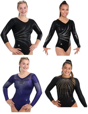 NOVO! Collants de competição de ginástica adultos pequenos em estoque - muitos para escolher - Imagem 1 de 2