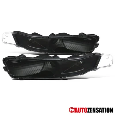 Fit 2005-2009 Ford Mustang Black Bumper Lights Turn Signal Parking Lamps 05-09 Foto 1 de 4