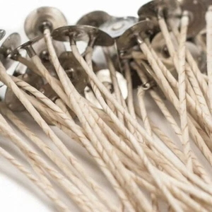 ECO Series Pre-Tabbed Candle Wicks 6 inches (You Choose Size) FREE SHIPPING - Picture 1 of 1