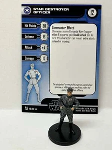 Star Wars Force Unleashed 40/60 Star Destroyer Officer (U) Miniature - Picture 1 of 1