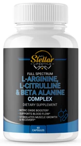 Full Spectrum L-Arginine L-Citrulline & Beta Alanine  - 60 Capsules - Picture 1 of 2