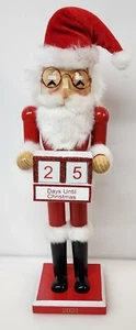 Santa Claus & Nutcracker 2021 Advent Calendar - 14" Christmas Countdown Holiday - Picture 1 of 10