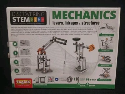 Mecánica, palancas, acoplamiento y estructuras Engino Discovering STEM Foto 1 de 3