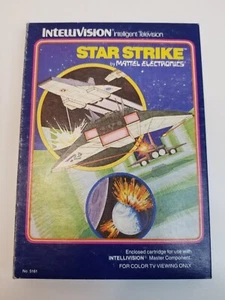 Cartucho de juego STAR STRIKE para MATTEL INTELLIVISION - Probado completo en caja original - Imagen 1 de 7