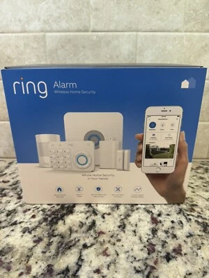 Ring Alarm 5-Piece Security Kit - White (4K11S7-0EN0) 1st Gen - Brand New - Image 1 of 4