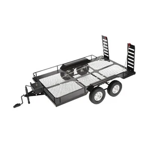 Rimorchio doppio asse per auto radiocomandata 1/10 SCX10 90046 AXI03007 PER TRX4 GEN8 US regali - Foto 1 di 14