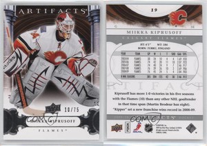 2009-10 Upper Deck Artifacts Silver /75 Miikka Kiprusoff #19