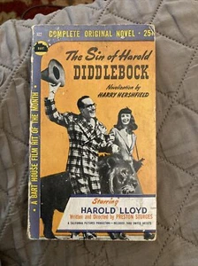 Movie Vintage Pb, Sin Of Harold Diddlebock, Hershfield, Bart House 102, 1947, G - Picture 1 of 7