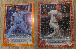 2022 Topps Baseball Inserts/Blue and Rainbow parallels/#'d cards