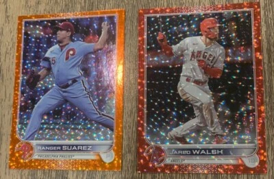 2022 Topps Baseball Inserts/Blue and Rainbow parallels/#'d cards - Image 1 of 4