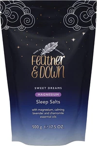 Feather & Down Magnesium Sleep Salts 500g – Lavender & Chamomile for Relaxation - Picture 1 of 11