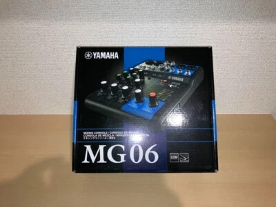 Neu Yamaha MG06 6 Kanal Mischpult 2 Mikrofone 6 Line Eingänge Mixer Effekte - Bild 1 von 2