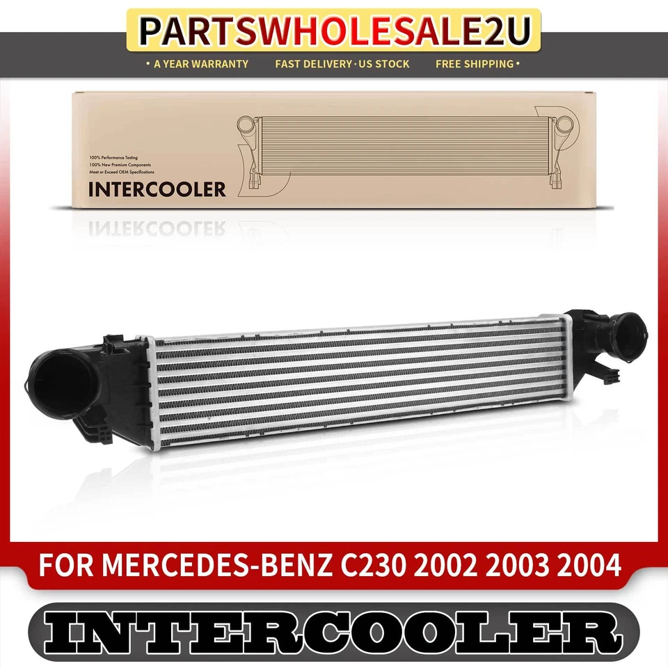 Intercooler lateral delantero nuevo para Mercedes-Benz C230 W203 2002 2003 2004 2,3 L 1,8 L Foto 1 de 4