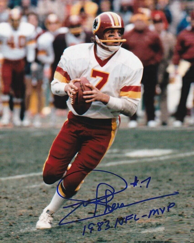 Joe Theismann Autographed Signed 3.5x5 Photo ( HOF Redskins ) REPRINT - Image 1 of 1