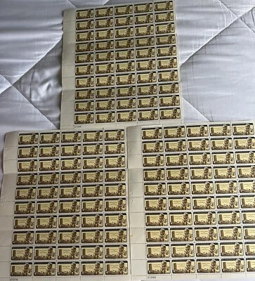 Scott # 1204 - Dag Hammarskjold - MNH - 1962 - 3 Sheets of 50   Total 150 Stamps - Image 1 of 2