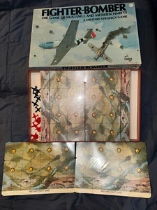 Vintage Cadaco Board Game Fighter -Bomber WWII Dogfight Military - Picture 1 of 2