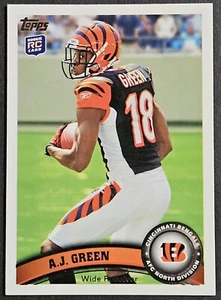 2011 Topps #151 A.J. Green Rookie RC Cincinnati Bengals - Bild 1 von 2