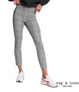 Rag And Bone Simone karierte Damenhose Größe 0 kurze Hose - Bild 1 von 14