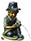 POND SPITTER BOY WITH HOSE GARDEN WATER FOUNTAIN ORNAMENT STATUE HOSE 1.5m