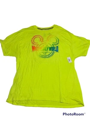 Camiseta Walt Disney World Resort Amarillo Neón Unisex Talla XL NUEVA CON ETIQUETAS Parques Disney Hanes Foto 1 de 4