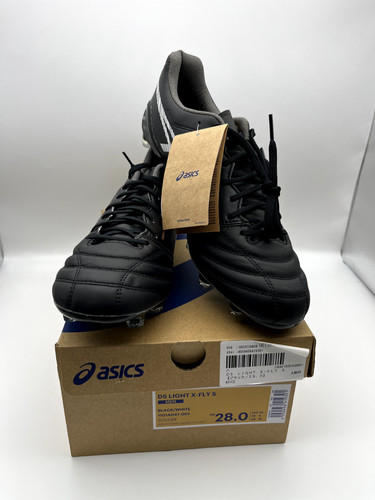 Scarpe da calcio ASICS DS LIGHT X FLY 5 1101A047 001 nero bianco uomo US 10