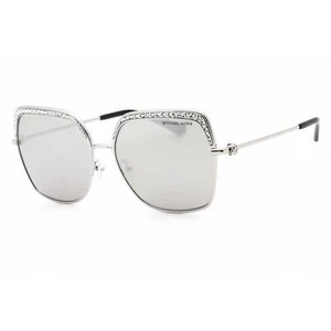 Michael Kors Women's Sunglasses Silver Full Rim Rectangular Frame 0MK1141 18936G - Picture 1 of 2