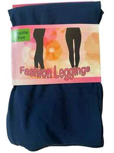 Navy High Waisted Fashion Leggings regular Size - NWT - Picture 1 of 6