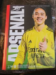 Arsenal v FC Bayern Munich Women UEFA Champions League Programme 29th March 2023 - Picture 1 of 1