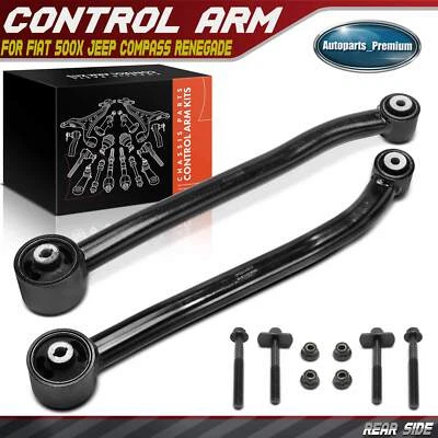 2x Brazo trasero del lado del conductor y del pasajero para Fiat 500X Jeep Compass Renegade Foto 1 de 4