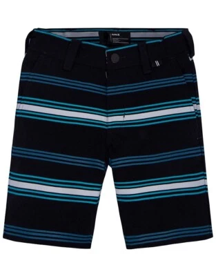 NEW Hurley Big Kids Boys Youth Walk Shorts Size 16 Black - Image 1 of 4