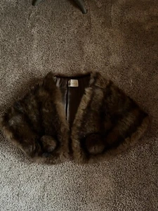 Vintage Fell Stola Caplet - Bild 1 von 7