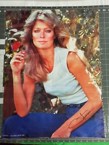Vintage Farrah Fawcett Stoff für Foto - Kissen - Poster - ca. 23" x 17-1/2" - Bild 1 von 5