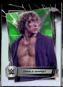 2025 TOPPS CHROME WWE  NEON GREEN & BLACK REFRACTOR #200 CHARLIE DEMPSEY  - Picture 1 of 2