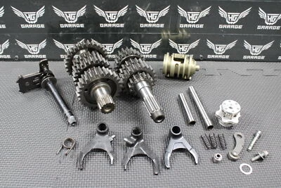 2011 KTM 11-19 350 SXF OEM TRANSMISSION TRANNY GEARS SHAFTS SHIFT FORKS SET GOOD - Image 1 of 4