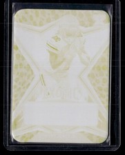 Velus Jones Jr.  2022 Leaf Exotic Cheetah Yellow  Printing Plate RC 1/1 Bears