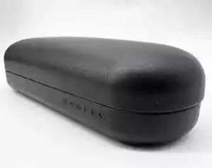 Nuevo estuche Oakley Hard Clamshell negro de imitación de cuero - pequeño/negro - Imagen 1 de 7