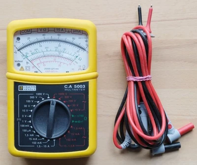 CHAUVIN ARNOUX C.A 5003 Analog Multimeter, stoßfest, wie abgebildet - Bild 1 von 3