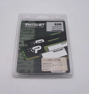 Patriot Signature Line 8GB 2x4GB DDR3 1600Mhz Memory Ram Pc Computer - Image 1 of 3
