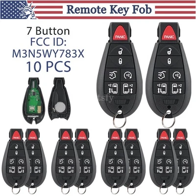 10 Llaveros remotos para auto Dodge Grand Caravan Chrysler Town & Country 2008-2020 Foto 1 de 4