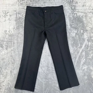 New Wrangler 82BK Ranch Western Pants Men's Size 38x30 Black Pants - Picture 1 of 8