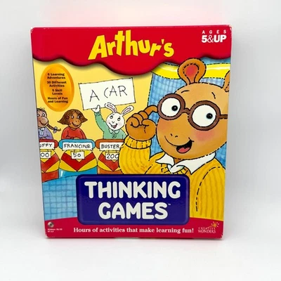 Big Box PC Arthur's Thinking Games New Sealed PC Learning Windows 95 / 98 NT 4.0 - Image 1 of 4
