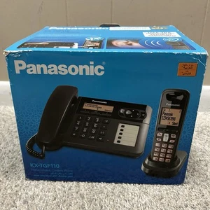 Panasonic KX-TGF110 Corded and Cordless Phone Combo New in Box NOT MADE FOR USA - Picture 1 of 9